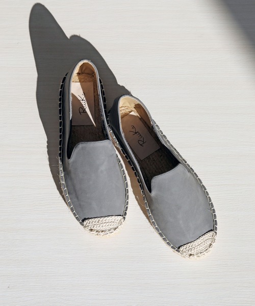 RiiiKa(リーカ)の「ジュートスリッポン【RiiiKa/リーカ】(スリッポン・レディース・ブラック/シルバー/レオパード/ストライプ/ドット/グレー/キャメル/ホワイト系その他/ブラック系その他/ブルーグレー/シルバー系その他/ブラック系その他2/グレー系その他/アイボリー/ブラック×ホワイト/ホワイト系その他2・LL/S/M/L)」の8枚目の写真