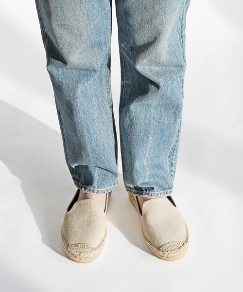 RiiiKa(リーカ)の「ジュートスリッポン【RiiiKa/リーカ】(スリッポン・レディース・ブラック/シルバー/レオパード/ストライプ/ドット/グレー/キャメル/ホワイト系その他/ブラック系その他/ブルーグレー/シルバー系その他/ブラック系その他2/グレー系その他/アイボリー/ブラック×ホワイト/ホワイト系その他2・LL/S/M/L)」の3枚目の写真