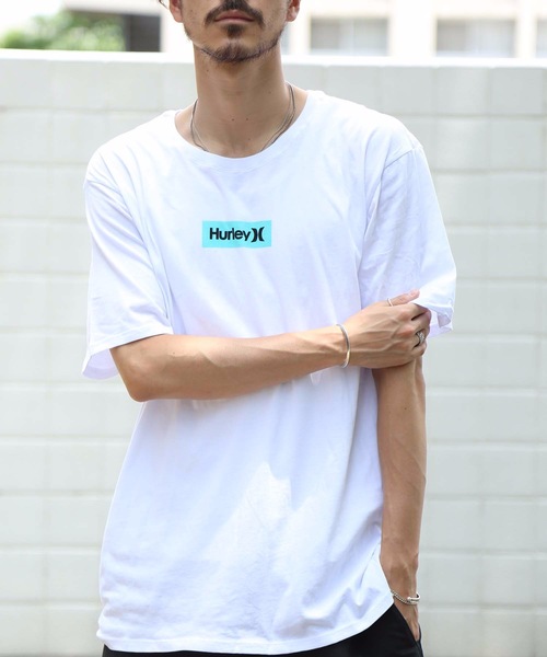 Hurley （ハーレー）の「M HRLY PRM OAO SMALL BOX TEE / ハーレー  ボックスロゴTシャツ  ユニセックス（Tシャツ/カットソー・メンズ・ブラック/ホワイト/ネイビー/オレンジ系その他/スモークグレー/ホワイト系その他/ブラック系その他・SMALL/MEDIUM/LARGE/X-LARGE）」の17枚目の写真