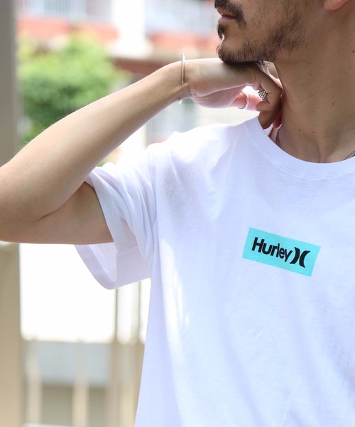 Hurley （ハーレー）の「M HRLY PRM OAO SMALL BOX TEE / ハーレー  ボックスロゴTシャツ  ユニセックス（Tシャツ/カットソー・メンズ・ブラック/ホワイト/ネイビー/オレンジ系その他/スモークグレー/ホワイト系その他/ブラック系その他・SMALL/MEDIUM/LARGE/X-LARGE）」の19枚目の写真
