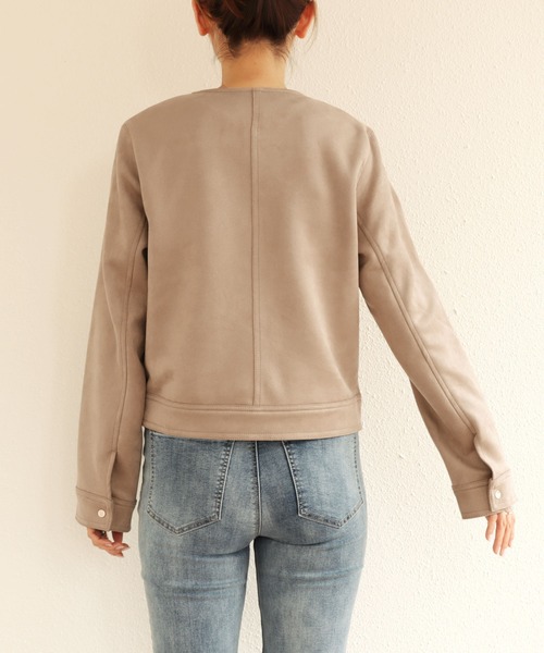 【極美品】AOURE スエードライダースジャケット【着用少なめ】 極美品】AOURE スエードライダースジャケット【着用少なめ】