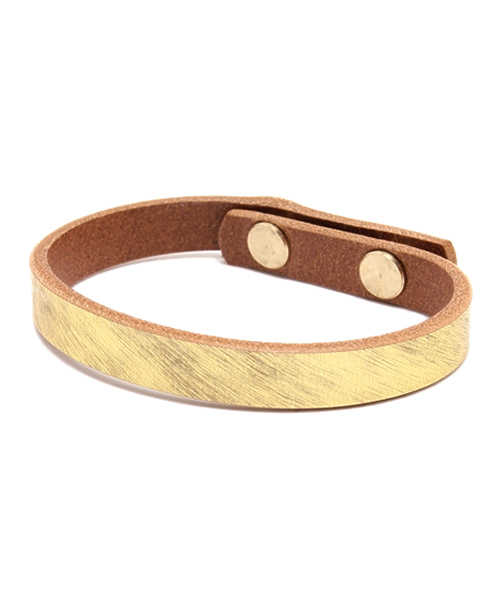 PAPILLONNER（パピヨネ）の「メタリックギボシ（ブレスレット・レディース・ブラウン/ピンク/ゴールド/シルバー・FREE）」の4枚目の写真