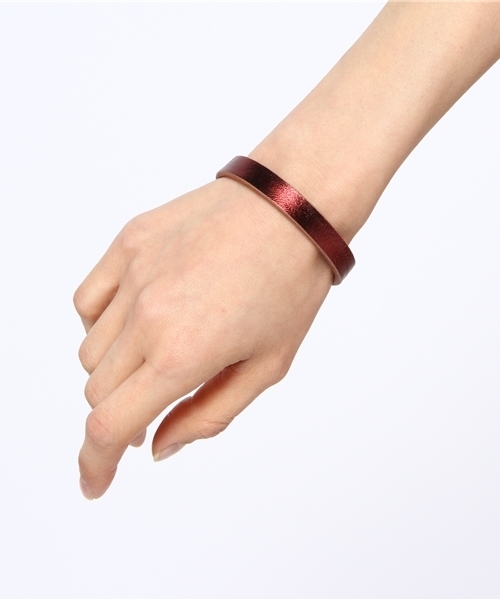 PAPILLONNER（パピヨネ）の「メタリックギボシ（ブレスレット・レディース・ブラウン/ピンク/ゴールド/シルバー・FREE）」の6枚目の写真