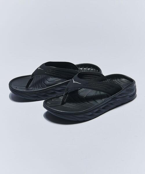 HOKA(ホカ)の「<HOKA ONE ONE> RECOVERY FLIP/サンダル ◇(サンダル・メンズ・ブラック/ダークグレー/オリーブ・10/8/11/9)」の2枚目の写真