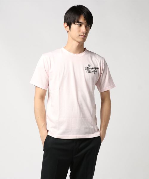 VIBGYOR（ヴィブジョー）の「アメカジ VネックT (RM)（Tシャツ/カットソー・メンズ・グレー/ブラック/ホワイト/ピンク・LARGE/MEDIUM/X-LARGE）」の4枚目の写真