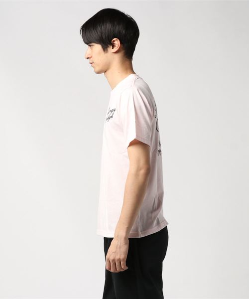VIBGYOR（ヴィブジョー）の「アメカジ VネックT (RM)（Tシャツ/カットソー・メンズ・グレー/ブラック/ホワイト/ピンク・LARGE/MEDIUM/X-LARGE）」の5枚目の写真