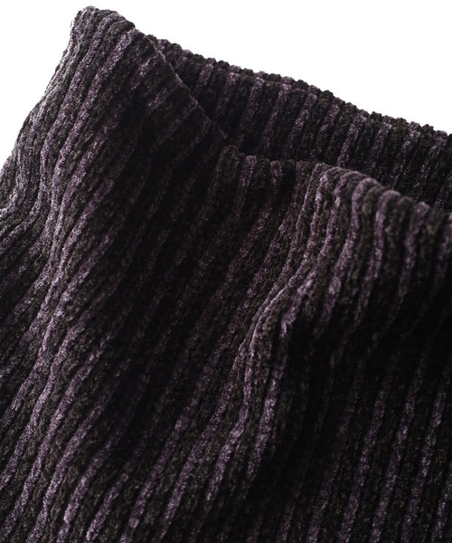 SHAREEF（シャリーフ）の「MOLE STRIPE PULL OVER RE-NECK（Tシャツ/カットソー・メンズ・パープル/ブラック/レッド・3/1/2）」の9枚目の写真