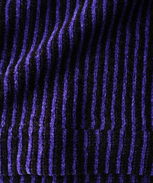 SHAREEF（シャリーフ）の「MOLE STRIPE PULL OVER RE-NECK（Tシャツ/カットソー・メンズ・パープル/ブラック/レッド・3/1/2）」の13枚目の写真