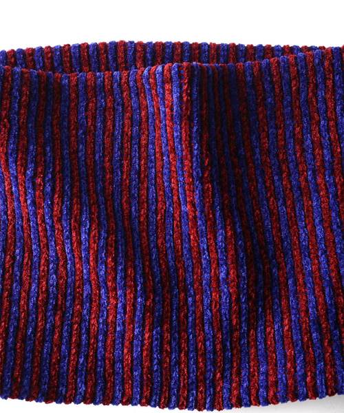 SHAREEF（シャリーフ）の「MOLE STRIPE PULL OVER RE-NECK（Tシャツ/カットソー・メンズ・パープル/ブラック/レッド・3/1/2）」の17枚目の写真