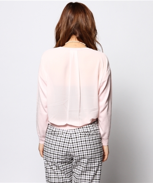 FREE'S SHOP（フリーズショップ）の「スーパーベーシックニット（ニット/セーター・レディース・ホワイト/ネイビー/ピンク/オレンジ・FREE）」の9枚目の写真