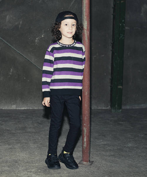 RADCHAP(ラッドチャップ)の「プレミアムストレッチ裏起毛スキニーパンツ(その他パンツ・キッズ・ブラック/エンジ/ベージュ/アイボリー/カーキオリーブ・80cm/90cm/110cm/100cm/120cm/130cm/140cm)」の8枚目の写真