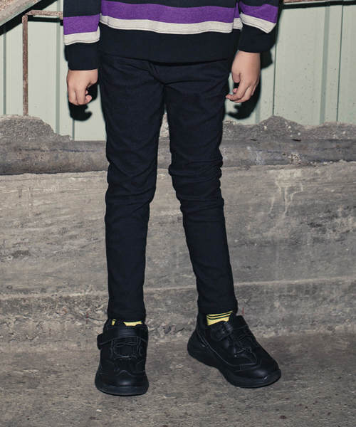 RADCHAP(ラッドチャップ)の「プレミアムストレッチ裏起毛スキニーパンツ(その他パンツ・キッズ・ブラック/エンジ/ベージュ/アイボリー/カーキオリーブ・80cm/90cm/110cm/100cm/120cm/130cm/140cm)」の9枚目の写真