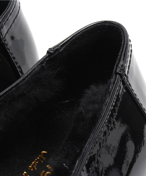 Ray BEAMS（レイビームス）の「BELLINI / ボアエナメル ローファー（ドレスシューズ・レディース・ブラック・39/38/35/37/36）」の7枚目の写真