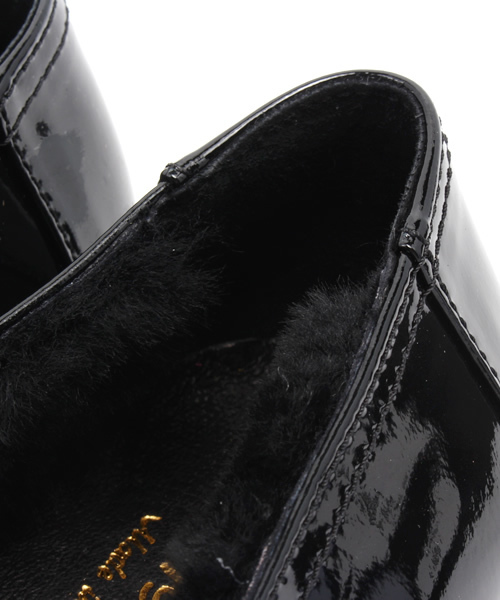 Ray BEAMS（レイビームス）の「BELLINI / ボアエナメル ローファー（ドレスシューズ・レディース・ブラック・39/38/35/37/36）」の9枚目の写真