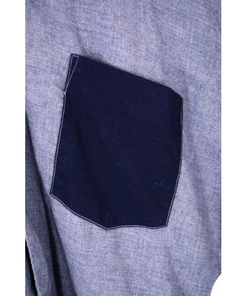コムデギャルソン 異素材切替 ポロシャツ Tシャツ ブラック M アシンメトリー COMME des GARCONS HOMME - コムデギャルソンオム25SS 異素材
