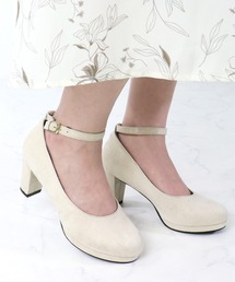 LibertyDoll（リバティードール）の「Liberty Doll / ラウンドトゥ6.5cmチャンキーヒールストラップパンプス(5487)　太ヒールパンプス（パンプス）」