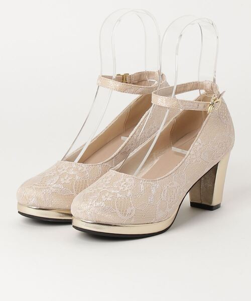 セール】Liberty Doll / ラウンドトゥ6.5cmチャンキーヒール