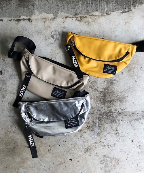 SPRUCE（スプルース）の「EM: 181008 メタリック ボディバッグ（ボディバッグ/ウエストポーチ・レディース・マスタード/パープル/ベージュ/ホワイト/ブラック/シルバー・FREE）」の22枚目の写真