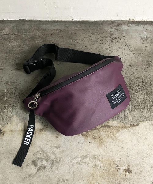 SPRUCE（スプルース）の「EM: 181008 メタリック ボディバッグ（ボディバッグ/ウエストポーチ・レディース・マスタード/パープル/ベージュ/ホワイト/ブラック/シルバー・FREE）」の12枚目の写真