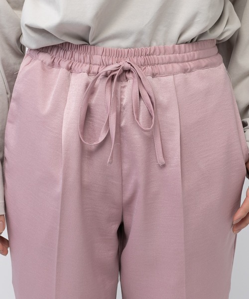 mystic（ミスティック）の「サテンイージーパンツ（その他パンツ・レディース・アイボリー/イエロー/ピンク・FREE）」の10枚目の写真