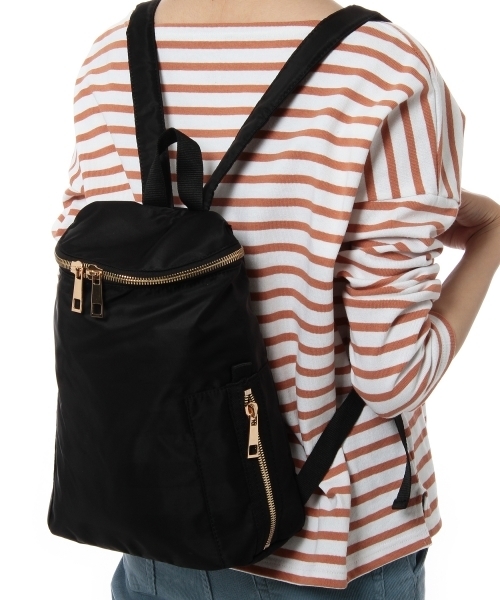 Boisson Chocolat（ボワソンショコラ）の「★ラウゴア/Laugoa Pulsar ディパック（バックパック/リュック・レディース・ブラック/ライトグレー・フリー）」の10枚目の写真