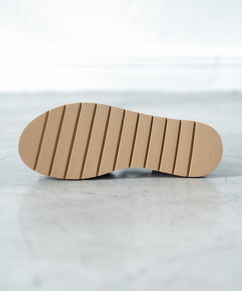 Heather（ヘザー）の「アツゾコフェイクスエードサンダル　886580（サンダル・レディース・ベージュ/ブラック・L/S/M）」の9枚目の写真