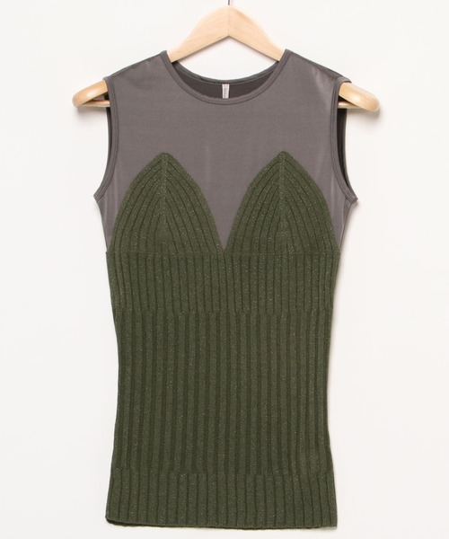 babaco ベアトップニット babaco（ババコ）の「babaco Round Knit Cable Pullover（ニット