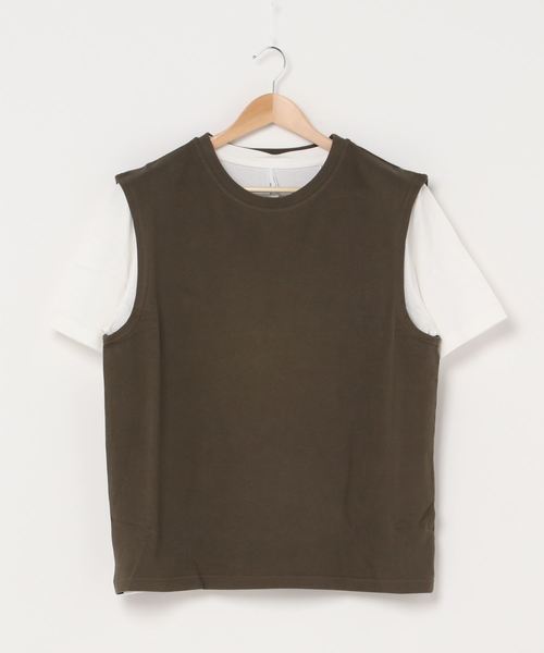 THISIS(ディスイズ)の「ベストアンサンブルTシャツ(Tシャツ/カットソー・メンズ・ブラック/カーキ/ブラウン/ベージュ・MEDIUM/X-LARGE/LARGE)」の3枚目の写真