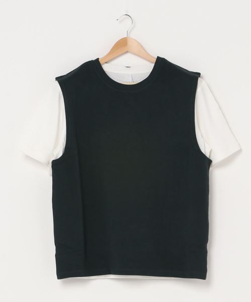 THISIS(ディスイズ)の「ベストアンサンブルTシャツ(Tシャツ/カットソー・メンズ・ブラック/カーキ/ブラウン/ベージュ・MEDIUM/X-LARGE/LARGE)」の2枚目の写真