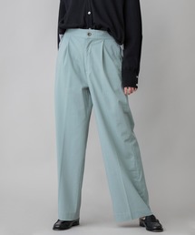 Munich | レーヨン麻ワイドパンツ (セットアップ可）(スラックス)