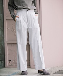 Munich | レーヨン麻ワイドパンツ (セットアップ可）(スラックス)