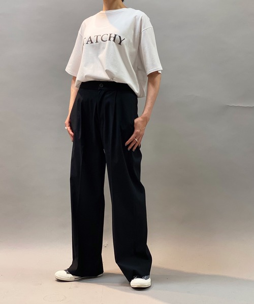 Munich（ミューニック）の「レーヨン麻ワイドパンツ (セットアップ可）（スラックス・レディース・ライトグレー/ブラック/ライトグリーン・S/M/XS）」の11枚目の写真