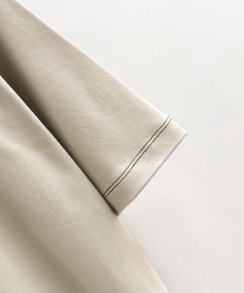 Confirm(コンファーム)の「Confirm / コンファーム オーバースリットビッグシルエットTシャツ(Tシャツ/カットソー・メンズ・ベージュ/ブラウン/ラベンダー・M/L)」の21枚目の写真