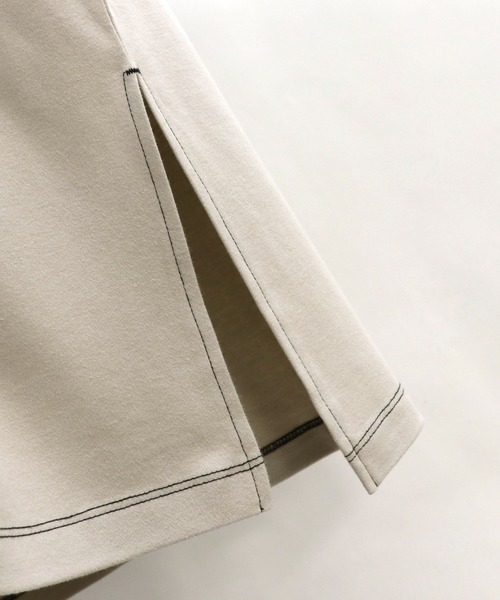 Confirm(コンファーム)の「Confirm / コンファーム オーバースリットビッグシルエットTシャツ(Tシャツ/カットソー・メンズ・ベージュ/ブラウン/ラベンダー・M/L)」の19枚目の写真