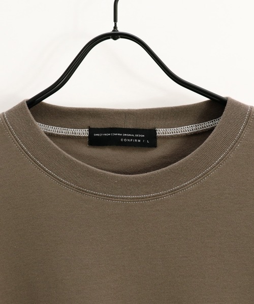 Confirm(コンファーム)の「Confirm / コンファーム オーバースリットビッグシルエットTシャツ(Tシャツ/カットソー・メンズ・ベージュ/ブラウン/ラベンダー・M/L)」の13枚目の写真