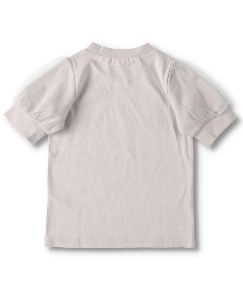 BRANSHES（ブランシェス）の「【プチプラ】パフスリーブ半袖Tシャツ（Tシャツ/カットソー・キッズ・ネイビー/ライトグレー・100cm/90cm/130cm/110cm/140cm/150cm/120cm）」の8枚目の写真