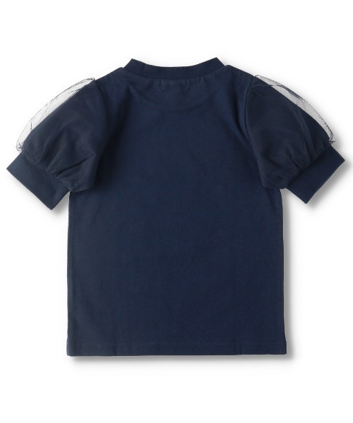 BRANSHES（ブランシェス）の「【プチプラ】パフスリーブ半袖Tシャツ（Tシャツ/カットソー・キッズ・ネイビー/ライトグレー・100cm/90cm/130cm/110cm/140cm/150cm/120cm）」の6枚目の写真