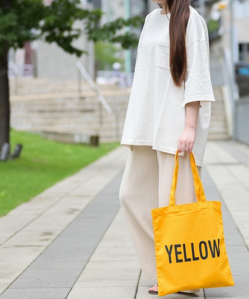 JOHN'S CLOSET（ジョンズクローゼット）の「【i】ピグメント加工 ビッグシルエット ポケットTシャツ（Tシャツ/カットソー・メンズ・ベージュ/オフホワイト/グリーン/チャコール/イエロー/サックスブルー・MEDIUM/LARGE/X-LARGE）」の17枚目の写真