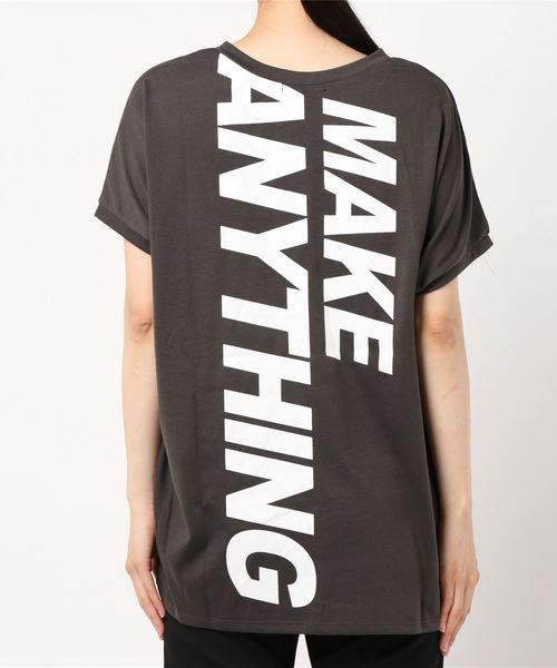 one way(ワンウェイ)の「柄ポケットバックロゴTシャツ(Tシャツ/カットソー・レディース・ホワイト/ベージュ/ブラック/ブラック系その他/ダークグリーン・FREE)」の18枚目の写真