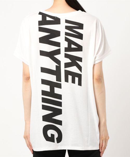 one way(ワンウェイ)の「柄ポケットバックロゴTシャツ(Tシャツ/カットソー・レディース・ホワイト/ベージュ/ブラック/ブラック系その他/ダークグリーン・FREE)」の21枚目の写真