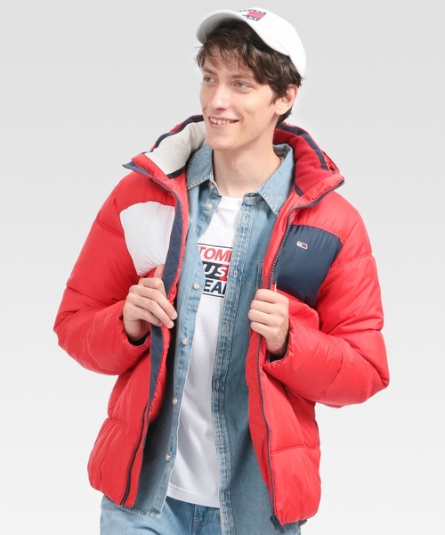 tommy jeans（トミー ジーンズ）の「カラーブロックパッファ 