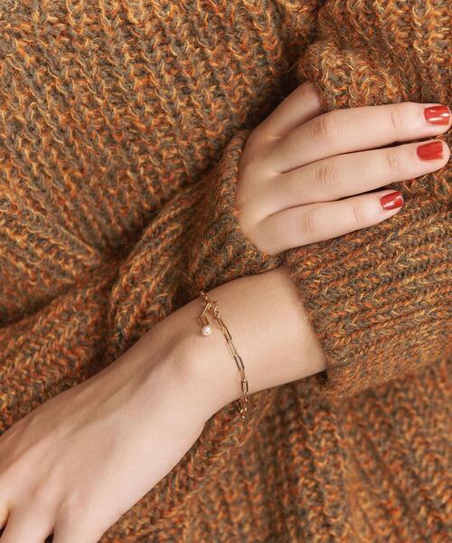 BEAUTY&YOUTH UNITED ARROWS(ビューティーアンドユースユナイテッドアローズ)の「<JURATE>∴チェーンパールブレスレット(ブレスレット・レディース・ゴールド・FREE)」の6枚目の写真