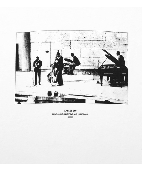 APPLEBUM（アップルバム）の「"Quintet" T-shirt（Tシャツ/カットソー・メンズ・ホワイト・XX-LARGE/MEDIUM/LARGE/X-LARGE/SMALL）」の5枚目の写真