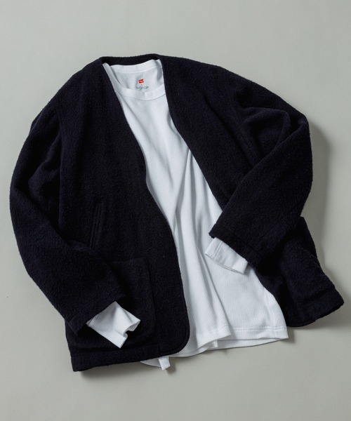 HANES(ヘインズ)の「【Hanes for BIOTOP】Long Sleeve Thermal T-Shirts(Tシャツ/カットソー・メンズ・ホワイト/ブラック・S/M/L)」の15枚目の写真