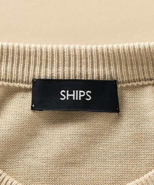 SHIPS(シップス)の「【WEB限定】SHIPS: 《ガシガシ洗える》 抗菌・防臭 ハイゲージ ケーブル クルーネック ニット(ニット/セーター・メンズ・ベージュ/オリーブ/ダークブルー/コバルトブルー・S/M/L/XL/XXL)」の9枚目の写真