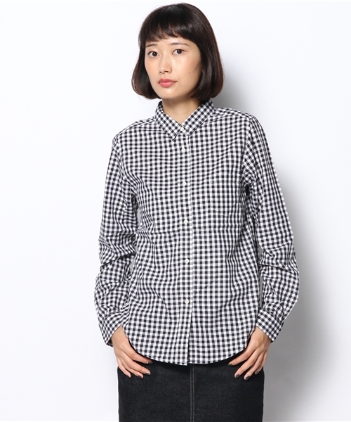 CIAOPANIC TYPY(チャオパニックティピー)の「ギンガムレギュラーシャツ(シャツ/ブラウス・レディース・ブラック/ネイビー・FREE)」の11枚目の写真