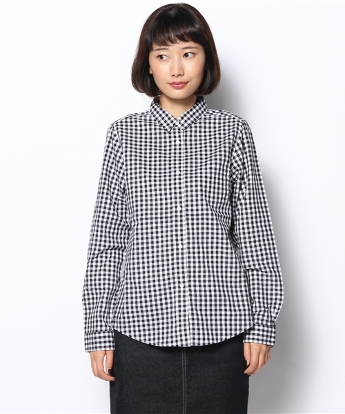 CIAOPANIC TYPY(チャオパニックティピー)の「ギンガムレギュラーシャツ(シャツ/ブラウス・レディース・ブラック/ネイビー・FREE)」の12枚目の写真