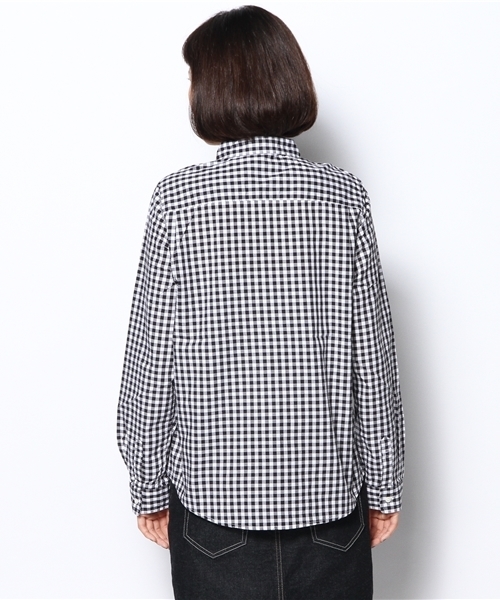 CIAOPANIC TYPY(チャオパニックティピー)の「ギンガムレギュラーシャツ(シャツ/ブラウス・レディース・ブラック/ネイビー・FREE)」の6枚目の写真