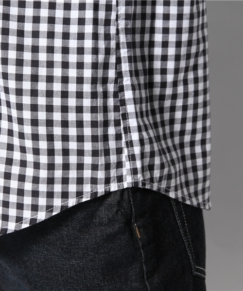 CIAOPANIC TYPY(チャオパニックティピー)の「ギンガムレギュラーシャツ(シャツ/ブラウス・レディース・ブラック/ネイビー・FREE)」の10枚目の写真