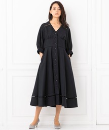 【FLICKA】パフスリーブワンピース